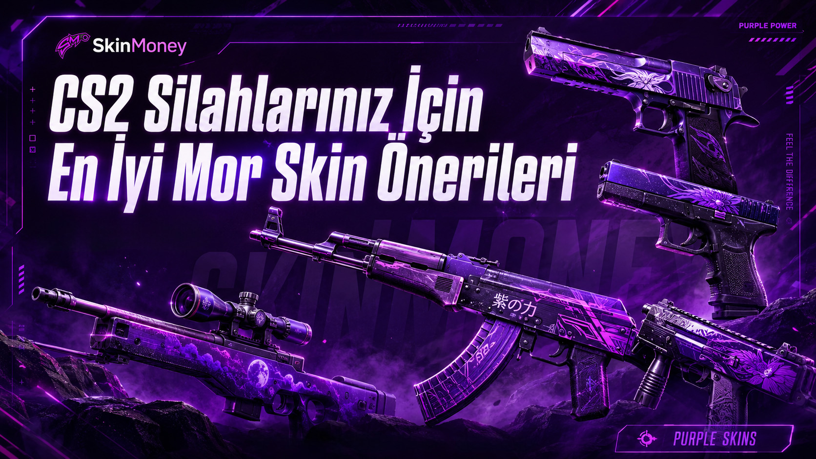 CS2 Silahlarınız İçin En İyi Mor Skin Önerileri